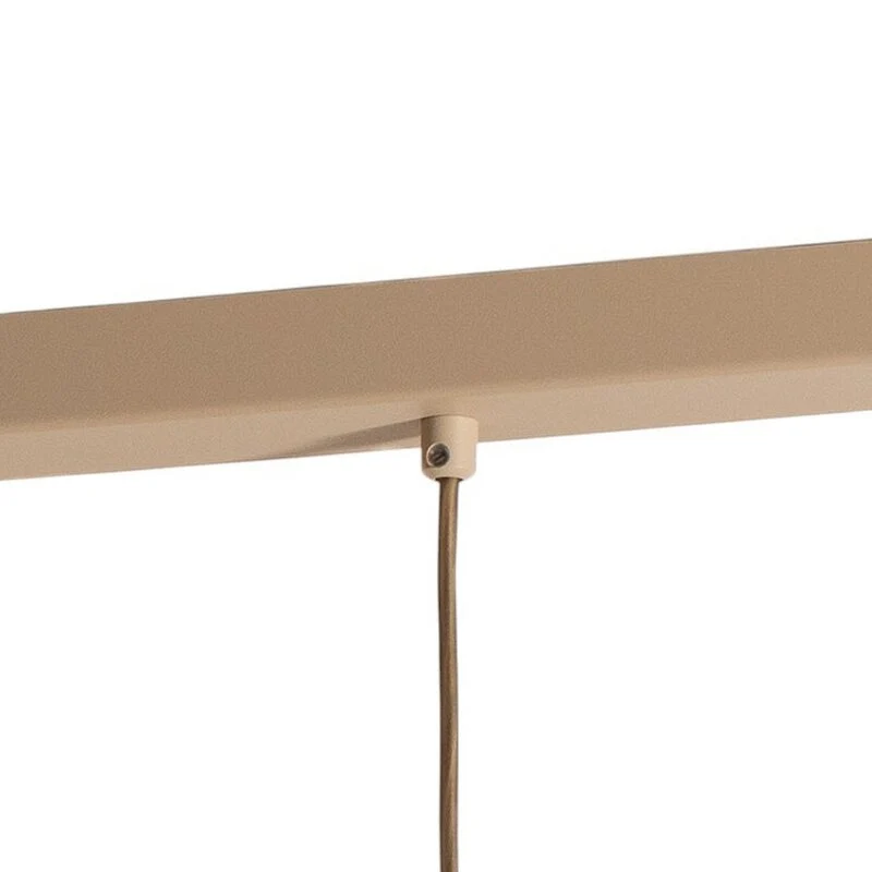 B-Ware Sven Hängeleuchte Pendelleuchte Deckenleuchte 4-flammig beige Stahl Lampe Spot