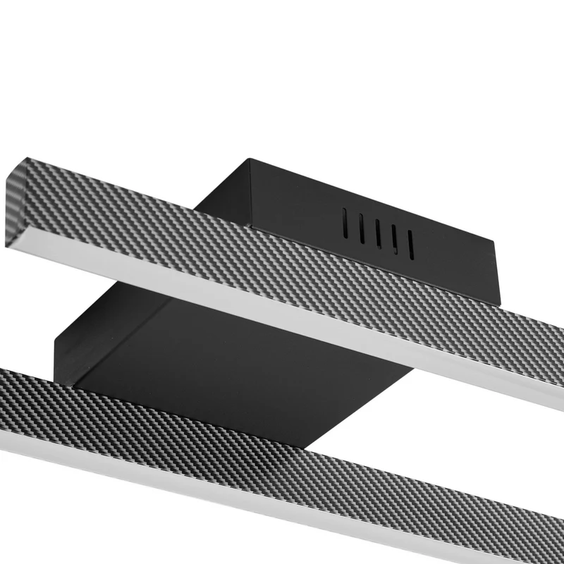 B-Ware Deckenleuchte Lampe Lucande LED schwarz Aluminium Yvor Leuchte Leuchtmittel e470