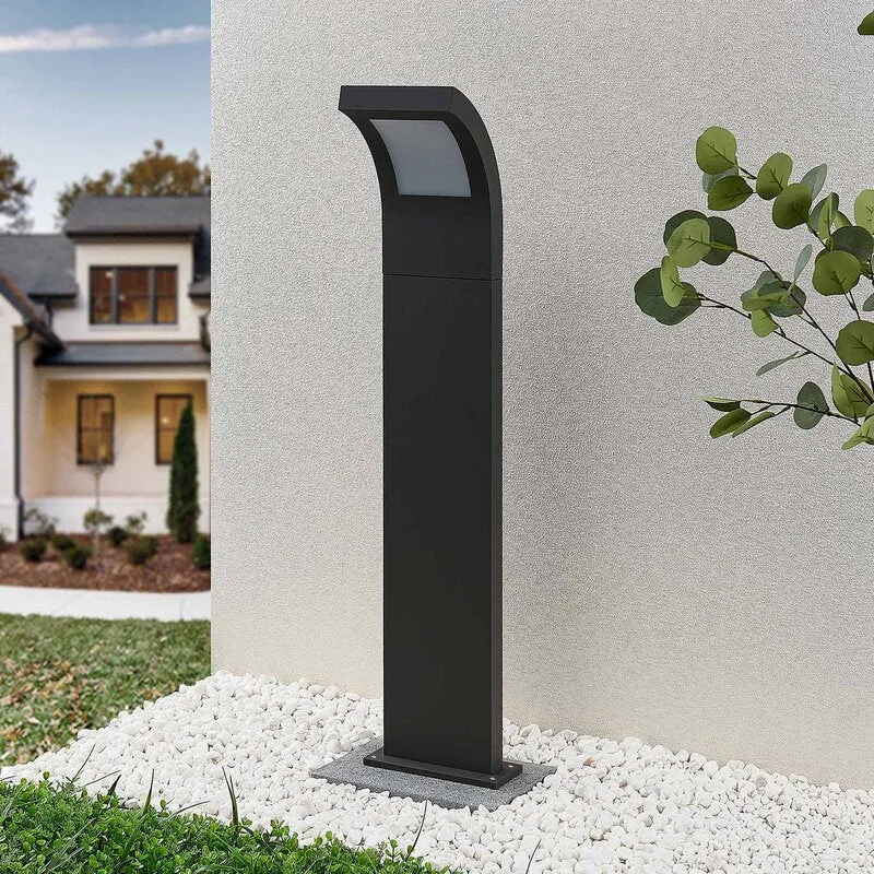 B-Ware Arcchio Wegeleuchte Advik LED Gartenlampe Pollerleuchte anthrazit 100cm IP65