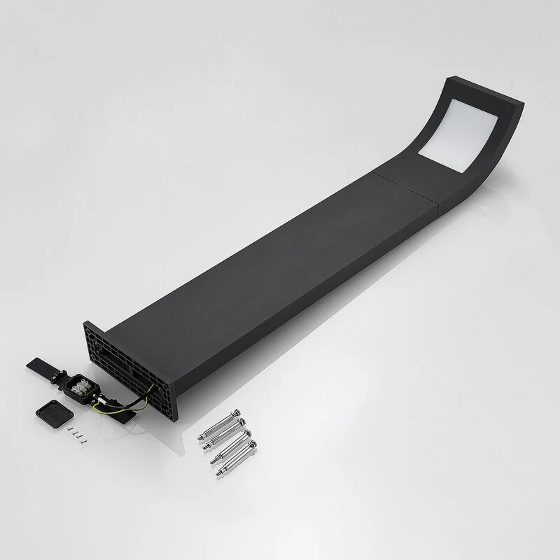 B-Ware Arcchio Wegeleuchte Advik LED Gartenlampe Pollerleuchte anthrazit 100cm IP65