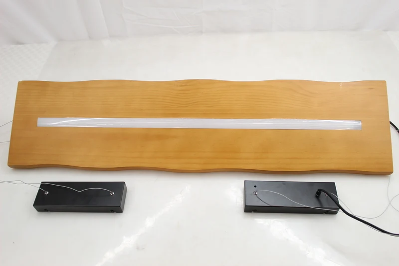 B-Ware Paul Neuhaus Hängelampe Palma LED Pendelleuchte dimmbar Holz schwarz 100cm