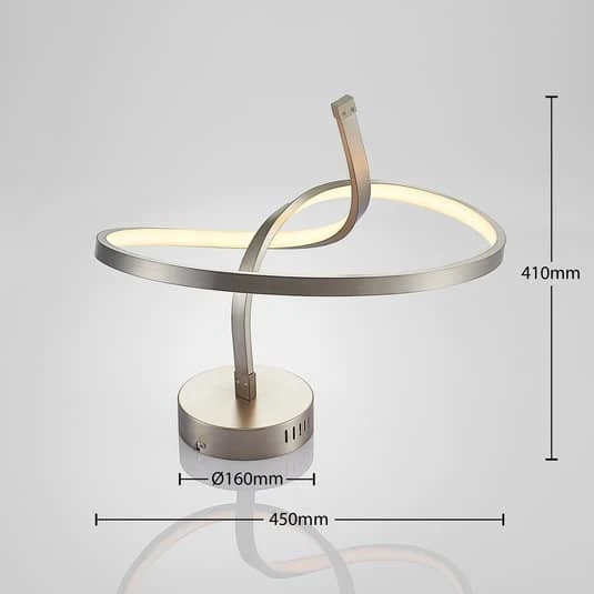 B-Ware Lucande Eingedrehte LED-Deckenlampe Lampe Leuchte Deckenlampe Dominykas 28,5W