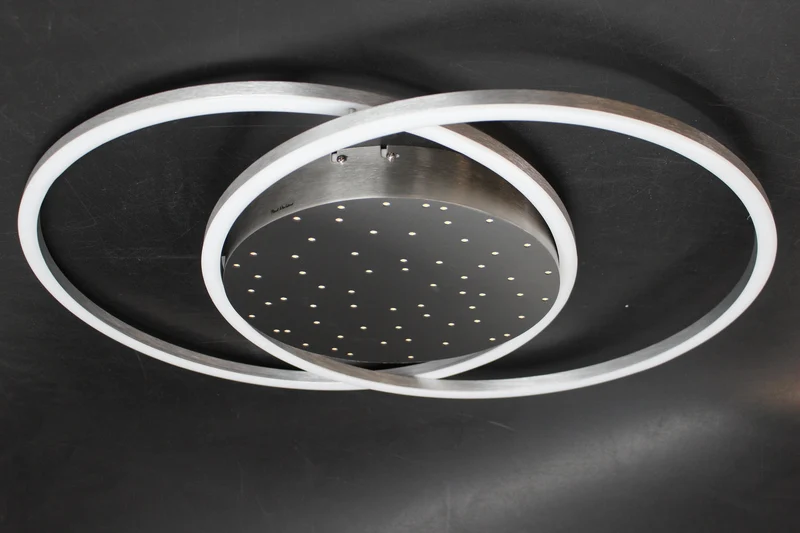 B-Ware Paul Neuhaus LED Deckenleuchte Yuki II Leuchte Polycarbonat Aluminium 1 flammig