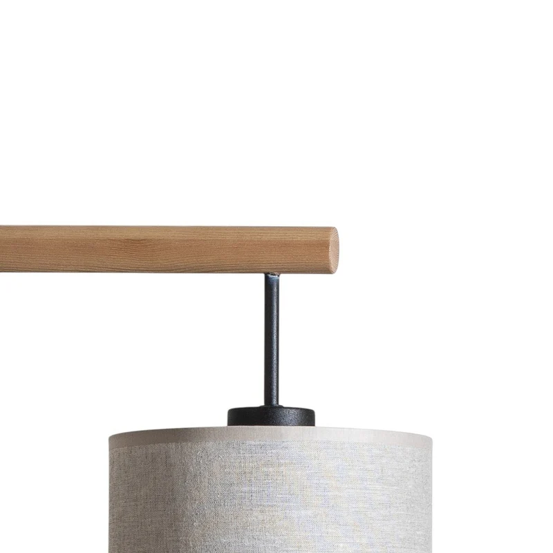 B-Ware TK Lighting Hängeleuchte Deva Nature LED Pendelleuchte dimmbar beige 96x22cm