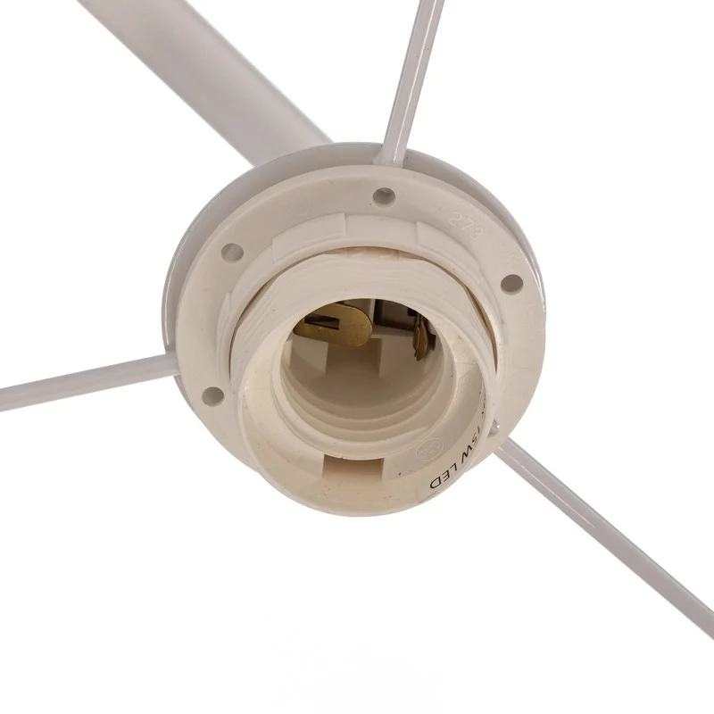 B-Ware Euluna Deckenleuchte Boucle 6-flammig LED Lampe dimmbar ecru Ø100cm 35cm Höhe
