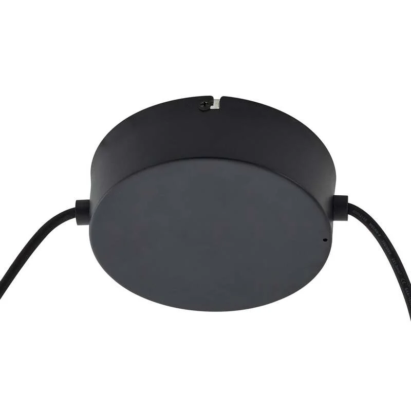 B-Ware Lucande Außenlampe Gartenleuchte Taniola LED Hängelampe dimmbar beige Rattan