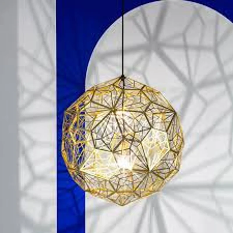 Tom Dixon Etch Web Effekt Pendelleuchte Ø 60cm
