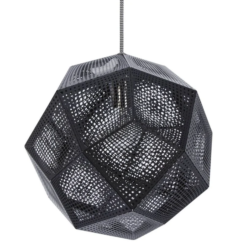 Tom Dixon Etch Metall Hängeleuchte Effektlicht
