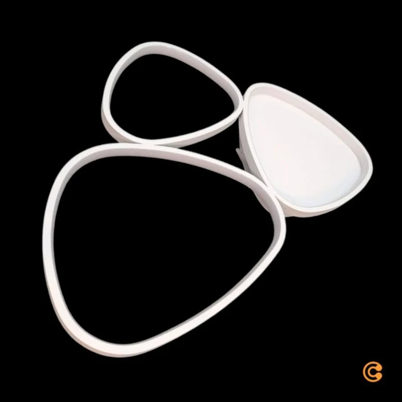 B-Ware JUST LIGHT Deckenleuchte Lampe LED Pebbles weiß dimmbar Memory Funktion Raum