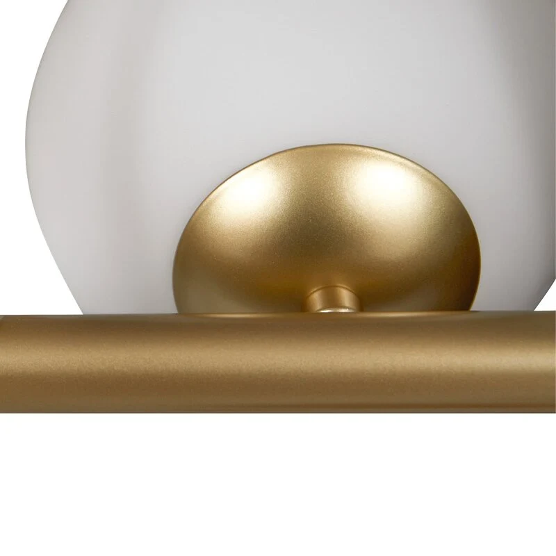 B-Ware Lucande Hängeleuchte Isandro gold opal 7-flammig Deckenlampe Deckenleuchte Spot
