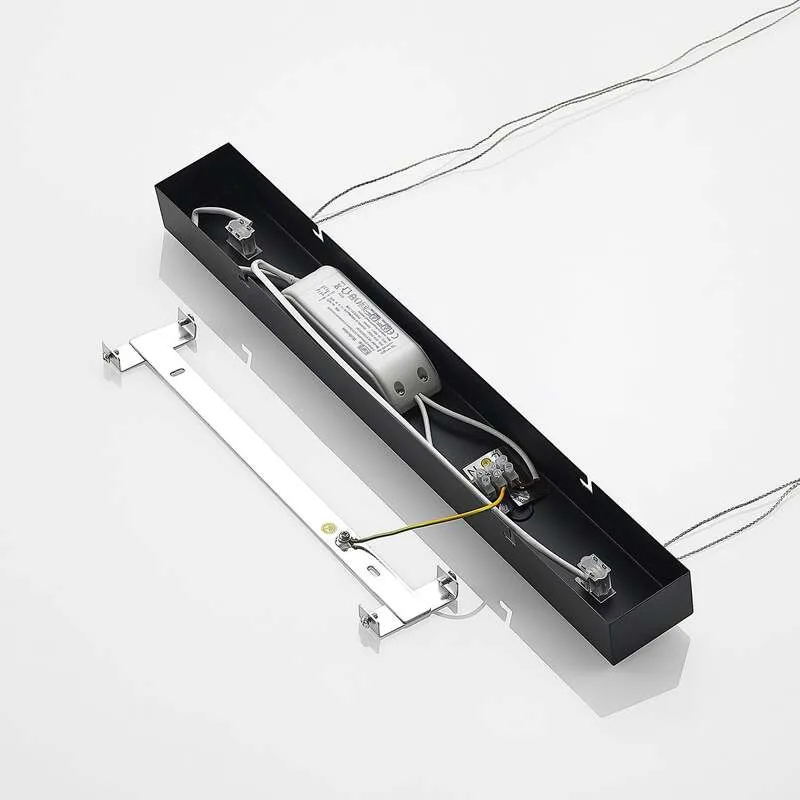 B-Ware Lindby Hängeleuchte Pendelleuchte Welina LED dimmbar schwarz 107cm verstellbar