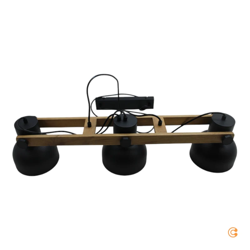 B-Ware JUST LIGHT Hängeleuchte Pendellampe Cup 2.0 schwarz Metall 3-flammig E27 mod786