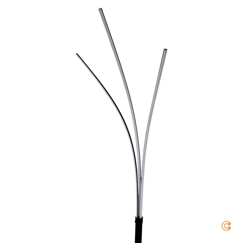 B-Ware JUST LIGHT LED Stehleuchte Maja dreiflammig Leuchte Stehlampe Leselampe schwarz