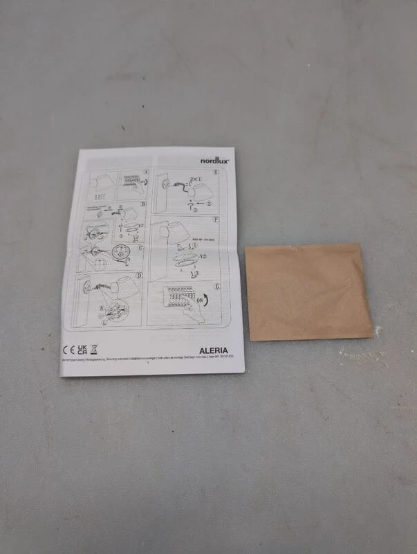 B-Ware Nordlux Wandleuchte Außenwandleuchte Aleria GU10 IP44 verzinkt Stahl 113mm hoch