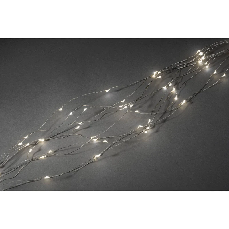 B-Ware Konstsmide Lichterkette Weihnachtsbaumkette Christbaum-Kette Tropfenlametta LED