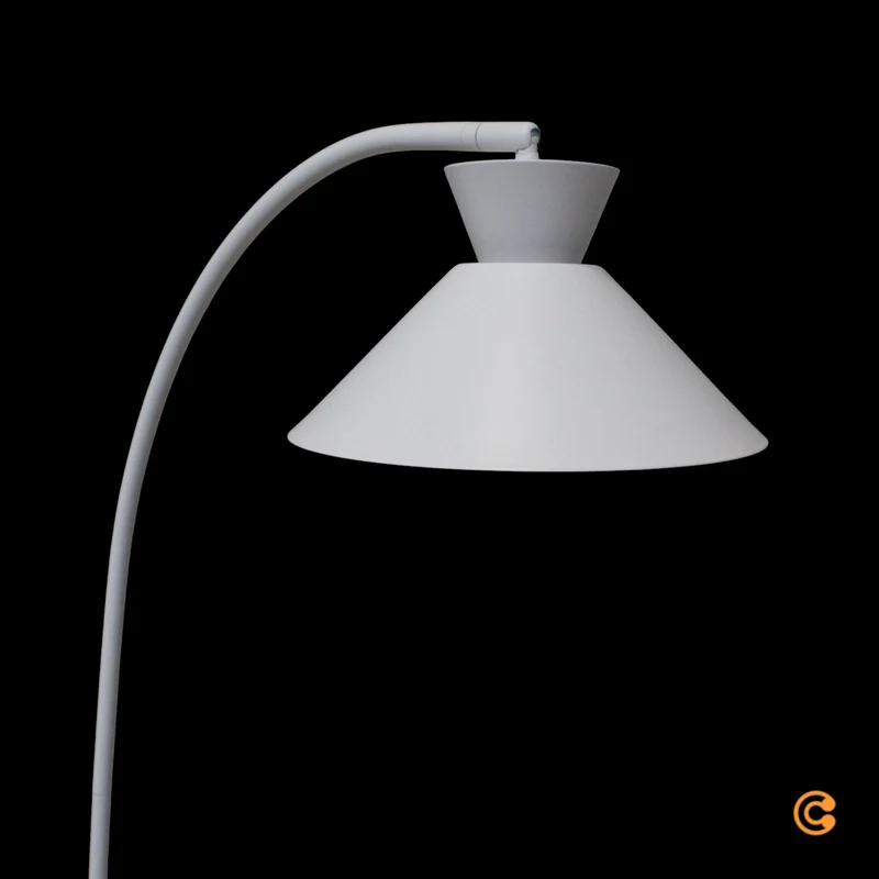 B-Ware Nordlux Stehleuchte Lampe Dial weiß schwenkbarer Kopf E27 mit Schalter 150cm417