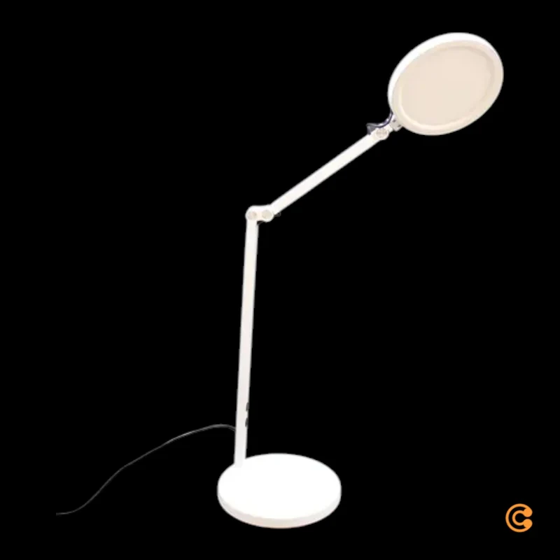 B-Ware Schreibtischleuchte Tischlampe LED Regina Dimmer weiß Metall Methacrylat Fabas L