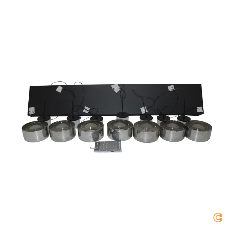 B-Ware Paul Neuhaus Hängelampe Pendelleuchte LED Glas schwarz dimmbar Rika 135 cm890