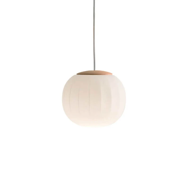 Luceplan LED Hängelampe Lita Ø 14cm Glas