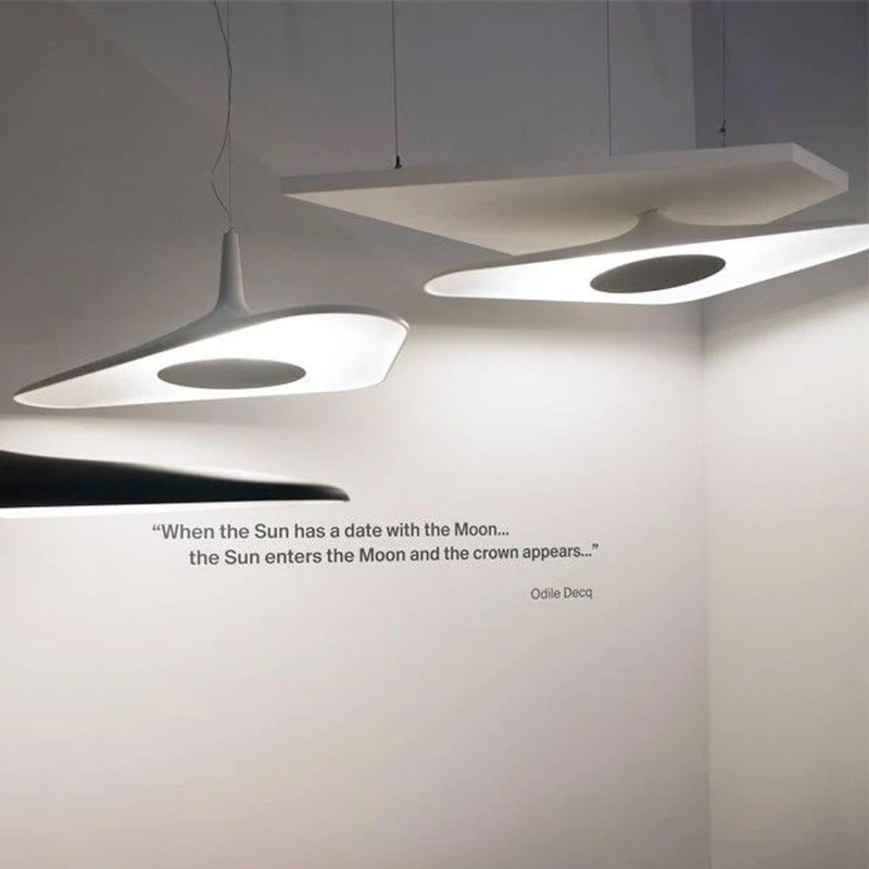 Luceplan LED Hängelampe Soleil Noir 120 x 62cm