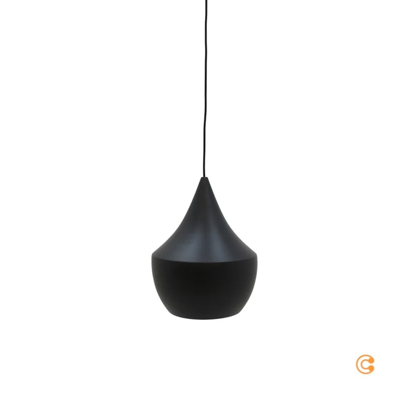 B-Ware Tom Dixon Pendelleuchte Hängeleuchte Beat Fat LED Schwarz Messing Warmweiß Ø24cm