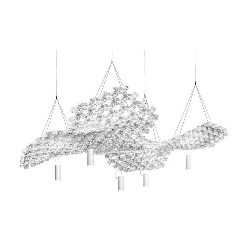 Slamp Nuvem 102x94cm Basis mit Spotlight Up-Down weiß