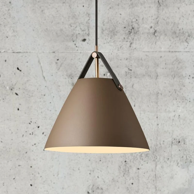 Pendellampe Strap 27 Beige