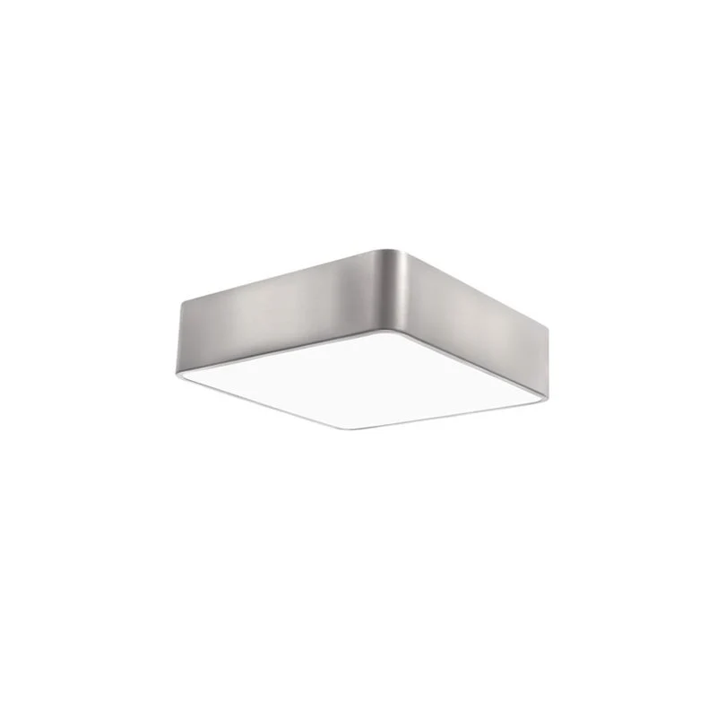 B-Ware NOVA LUCE Deckenleuchte Lampe RAGU Nickel E27 LED Acryl Metall modern 36x36 cm