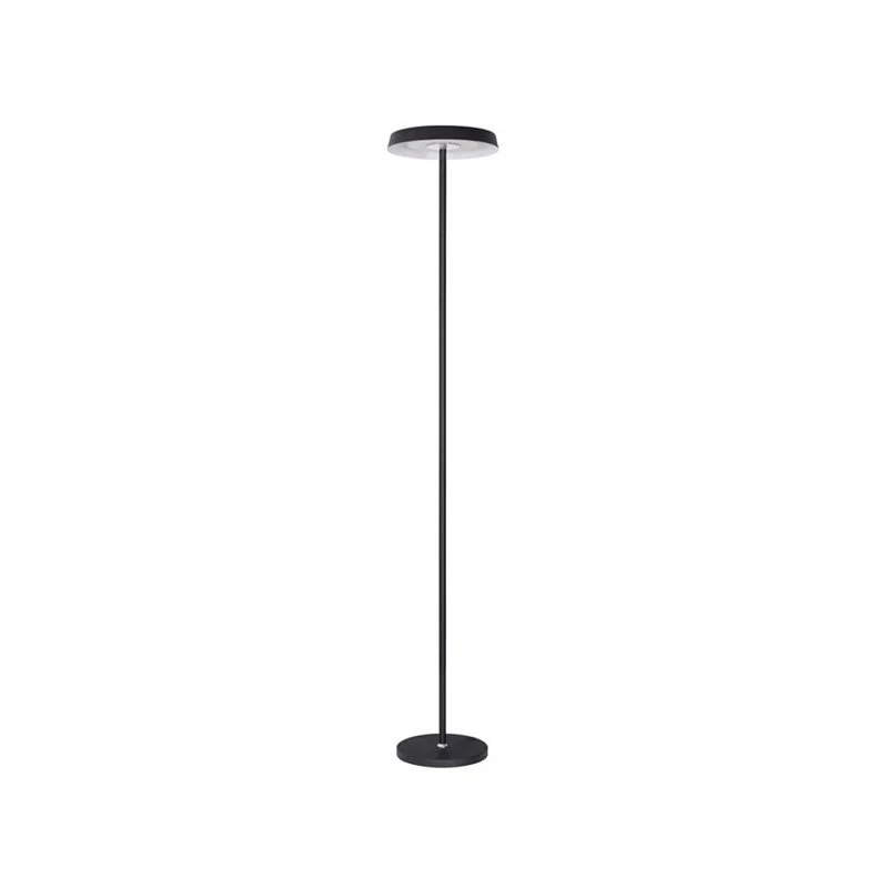 B-Ware NOVA LUCE Stehleuchte Stehlampe LED VITI Schwarz warmweiß Beleuchtung Aluminium