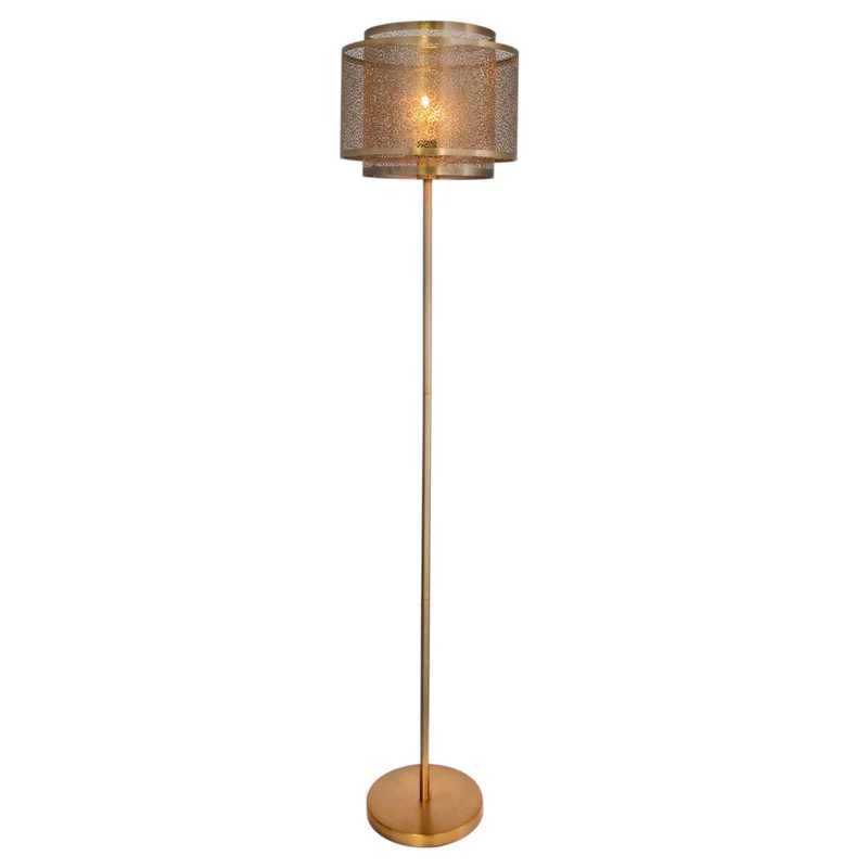 B-Ware By Rydéns Hermine Stehleuchte Stehleuchte Lampe Leuchte Wohnzimmerlampe messing