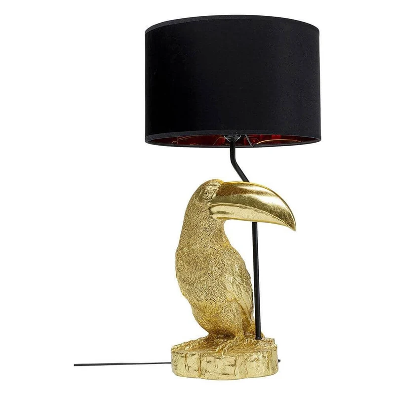 Tischleuchte Toucan Goldfarben