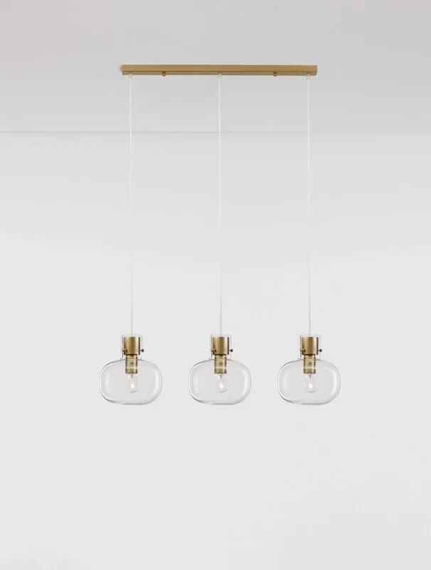 B-Ware Nova Luce Pendelleuchte Hängeleuchte CINZIA E27 LED Gold Lampe SIEHE TEXT/FOTO