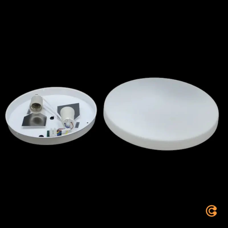 B-Ware Nova Luce Deckenleuchte Deckenlampe IVI Weiß E27 LED dimmbar 33cm SIEHE TEXT