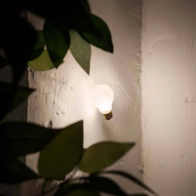 Slamp Einbau-Wandlampe Glühbirne Idea Applique Weiß