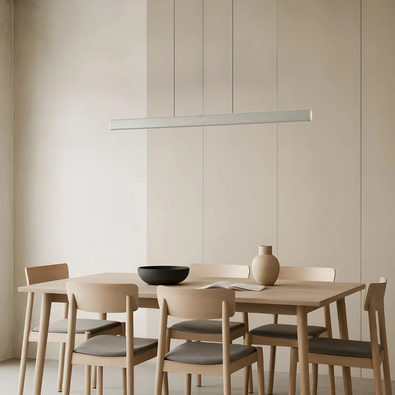 B-Ware Lucande LED Hängelampe Pendelleuchte Arvon alufarben dimmbar CCT 117cm657