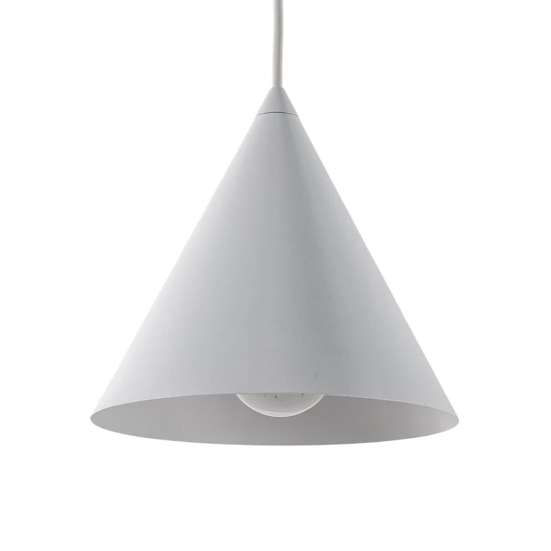 B-Ware Hängeleuchte Cono Leuchte Lampe weiß Stahl Ø 19 cm einflammig