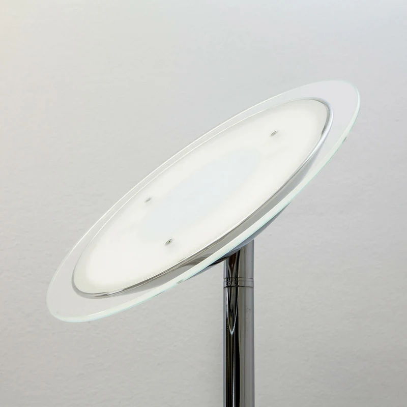 B-Ware Lindby Stehlampe Standlampe LED chrom dimmbar Malea Touchdimmer Wohnzimmer23