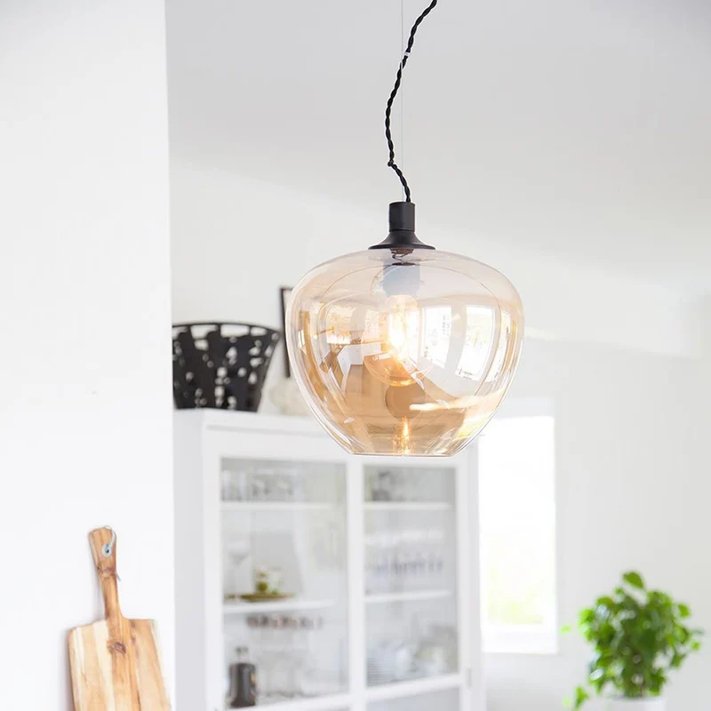Hängeleuchte Bellissimo Ø 28cm Rauchfarbig