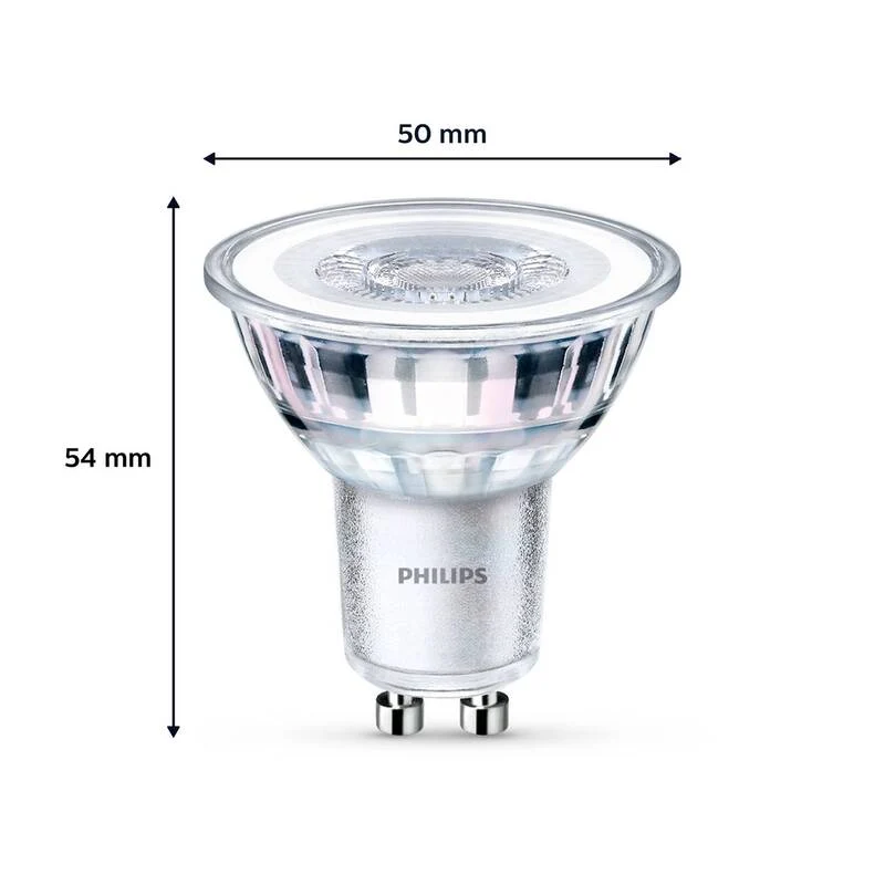 4x B-Ware Philips 9290012182 LED Reflector GU10 Bulb 4.6W=50W Neutral White