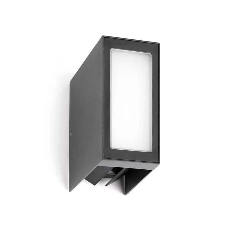 LED Außenwandleuchte LOG 3000K IP54 Dunkelgrau