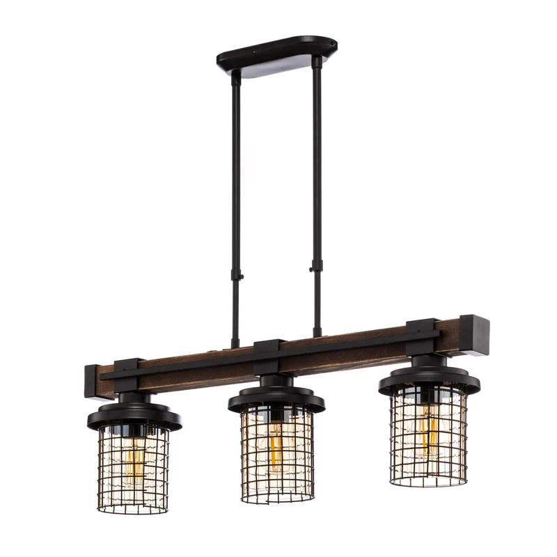 B-Ware Avonni Hängeleuchte AV-4216-3EY Deckenlampe Pendelleuchte höhenverstellbar 3flg