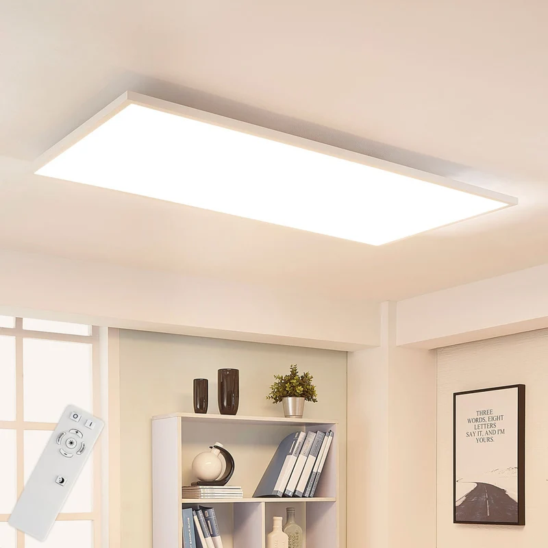 B-Ware Arcchio LED Panel Leuchte Flächenleuchte Arya dimmbar weiß Metall50