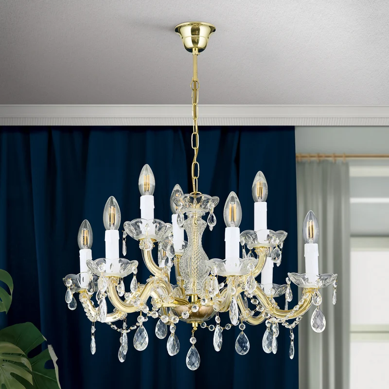 B-Ware Orion Kronleuchter Marie Claire Deckenlampe Deckenlicht Leuchte Lampe LED E14