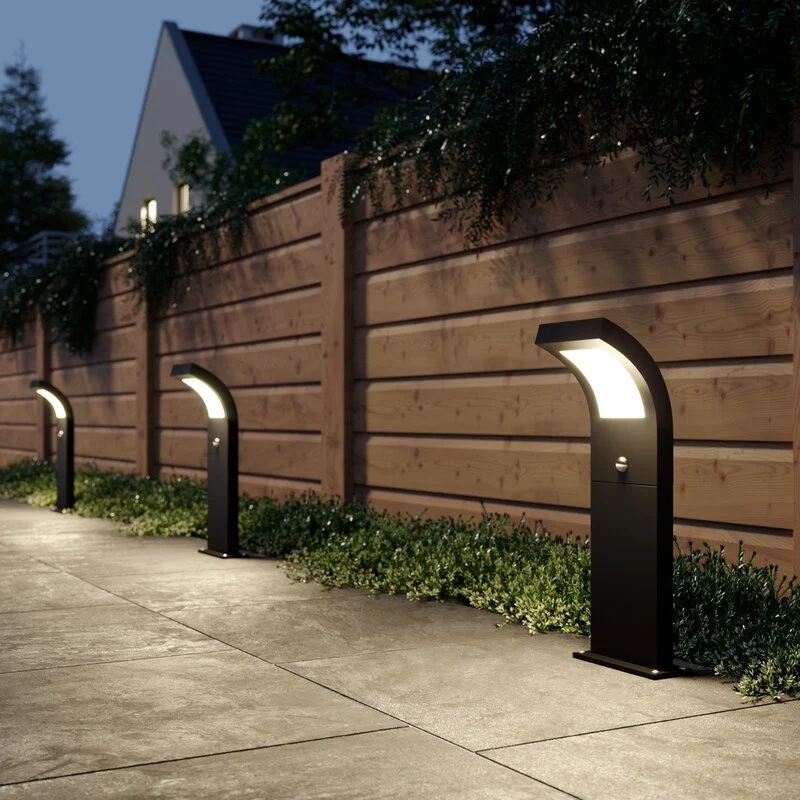 B-Ware Arcchio Wegeleuchte Gartenlampe LED Sensor Bewegungssensor Advik grafitgrau Auße