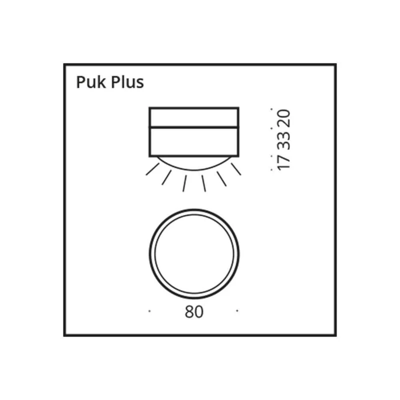 LED Wand- & Deckenleuchte Puk Plus