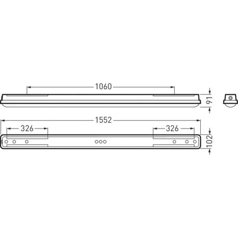 B-Ware Trilux Feuchtraumleuchte Wannenleuchte LED Leuchte OleveonF 1.5 SIEHE TEXT/FOTO