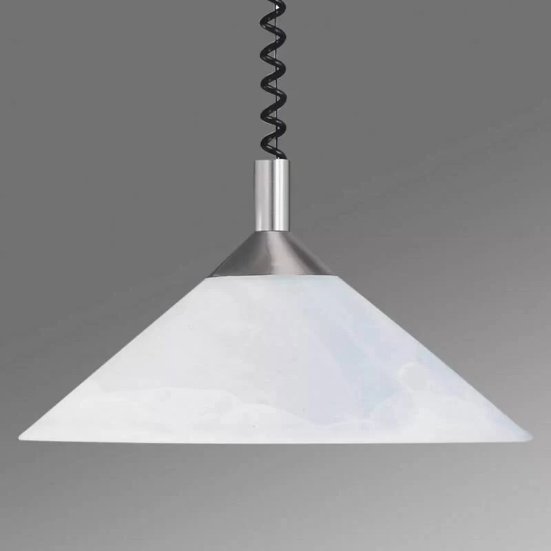 B-Ware Hufnagel Saturn verstellbare Hängeleuchte nickel matt Deckenlampe E27 SIEHE TEXT