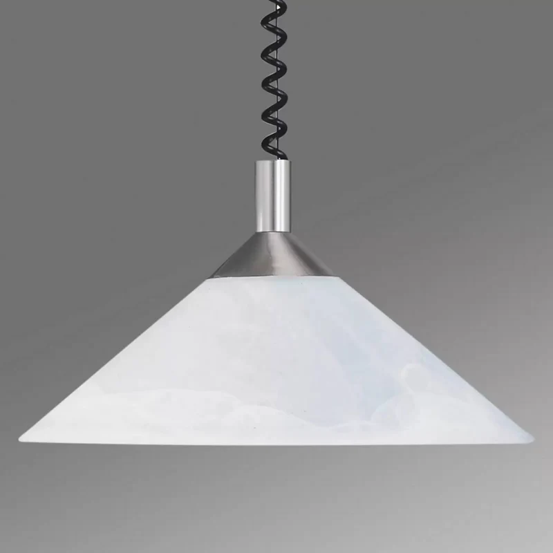 B-Ware Hufnagel Saturn verstellbare Hängeleuchte nickel matt Deckenlampe E27 SIEHE TEXT
