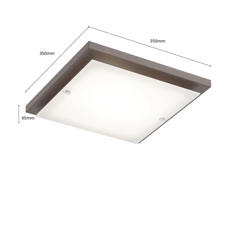 B-Ware Envostar Kerio Deckenlampe 35x35 cm wenge Deckenleuchte Lampe Leuchte Spot