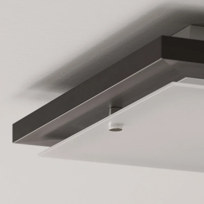 B-Ware Envostar Kerio Deckenlampe 35x35 cm wenge Deckenleuchte Lampe Leuchte Spot